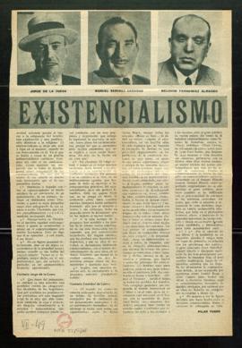 Existencialismo, por Pilar Yvars