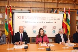 Inauguración del decimotercer Seminario Internacional sobre Lengua y Periodismo en San Millán de ...