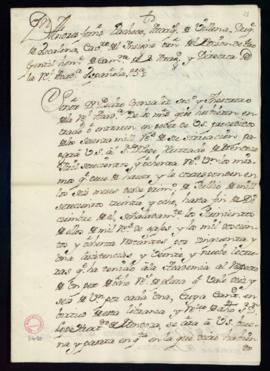 Orden del marqués de Villena del libramiento a favor de Lope Hurtado de Mendoza de 1780 reales de...