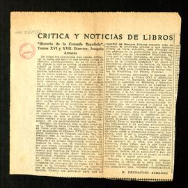 Historia de la Cruzada Española. Tomo XVI y XVII. Director, Joaquín Arrarás