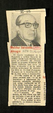 Melchor Fernández Almagro