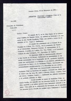 Copia del oficio de José María Alfaro, embajador de España, al ministro de Asuntos Exteriores, en...