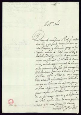 Carta de Diego de Villegas Quevedo a Vincencio Squarzafigo en la que comunica su llegada a Panamá...