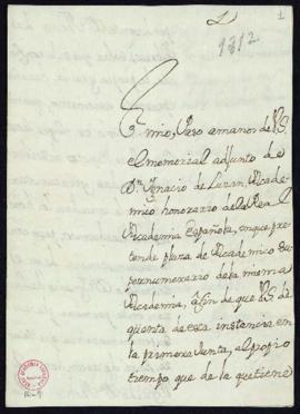 Carta de [Andrés Fernández Pacheco] a Lope [Hurtado] de Mendoza con la que remite el memorial del...