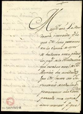 Carta de Francisco Antonio de Angulo a Francisco Antonio Zapata por la que le pide que forme un i...