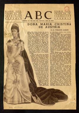 Doña María Cristina de Austria