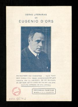 Obras literarias de Eugenio D'Ors