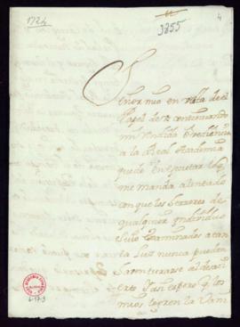 Carta de Francisco Pizarro de Aragón, marqués de San Juan, a Vincencio Squarzafigo de aceptación ...