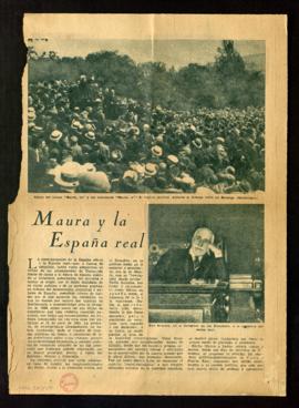 Maura y la España real