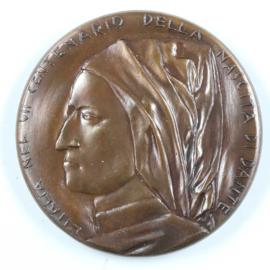 Medalla conmemorativa del VII centenario del nacimiento de Dante Alighieri