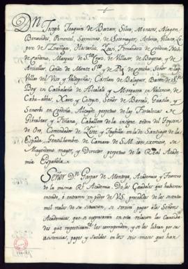 Libramiento general correspondiente a julio de 1787