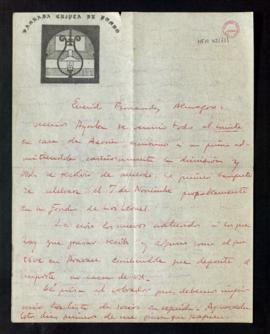Carta de Ramón Gómez de la Serna a Melchor Fernández Almagro en la que le dice que, menos Ayala, ...