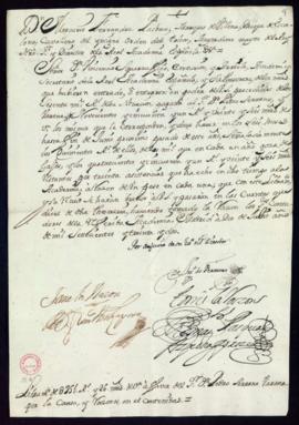 Orden del marqués de Villena del libramiento a favor de Pedro Serrano Varona de 951 reales y 26 m...