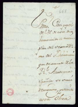 Carta del marqués de Torrenueva a Lope Hurtado de Mendoza de agradecimiento por el envío del sext...