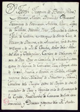 Libramiento de 1100 reales de vellón a favor de Miguel Antonio Tagle, amanuense, y Pedro Arias, p...