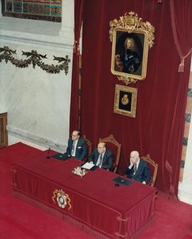 Mesa presidencial del acto de apertura del curso académico 1996-1997