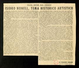Pelea entre dos fuegos. Isidro Nonell, tema histórico artístico