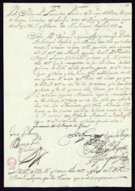 Orden del marqués de Villena de libramiento a favor de Antonio Zapata de 861 reales y 14 maravedí...