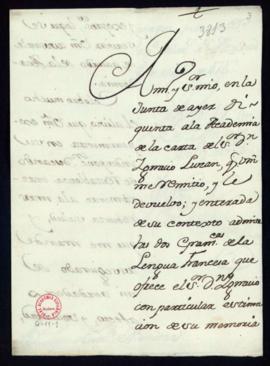 Carta de Francisco Antonio de Angulo a Lope Hurtado de Mendoza en la que le pide que dé traslado ...