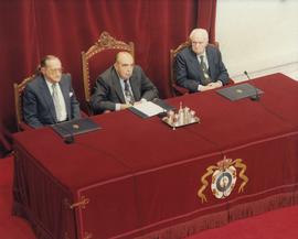 Mesa presidencial del acto de apertura del curso académico 1996-1997