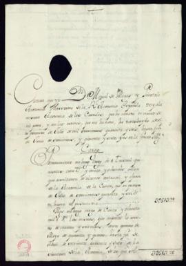 Cuenta del tesorero desde 1.º de julio de 1746 hasta fin de junio de 1747