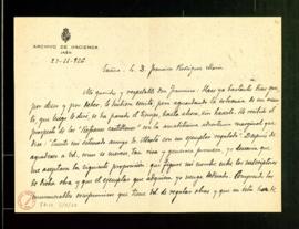 Carta de Antonio Alcalá Venceslada a Francisco Rodriguez Marín en la que le agradece el envío de ...