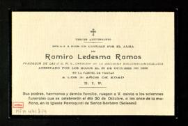Recordatorio de Ramiro Ledesma Ramos