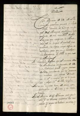 Traslado [de Lorenzo de Vivanco y Angulo al marqués de Villena] de una copia de la consulta del C...