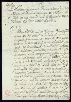 Libramiento de 1669 reales de vellón a favor de Francisco Antonio Zapata