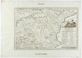 Mapa de una porción del reino de España que comprende los parajes por donde anduvo Don Quijote y ...