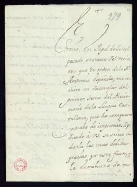 Carta del conde de Santisteban [del Puerto] a Vincencio Squarzafigo de agradecimiento por el enví...