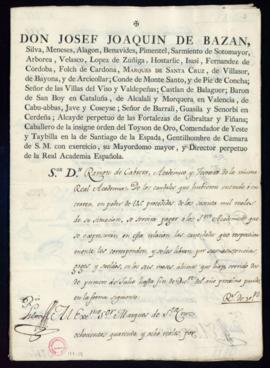 Libramiento general correspondiente a enero de 1802