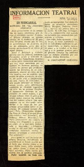 En Fuencarral, estreno de El proceso Dreyfus