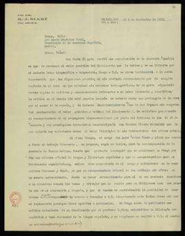 Carta de Rudolf J. Slabý a Ramón Menéndez Pidal con la que le remite varias copias y críticas ref...