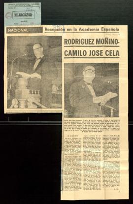 Rodríguez Moñino-Camilo José Cela, por E. S. P.