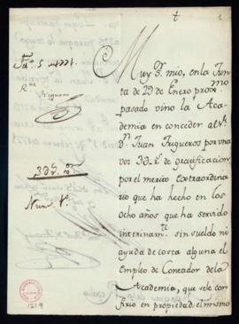 Carta de Francisco Antonio de Angulo, secretario, al marqués de la Regalía en la que le participa...