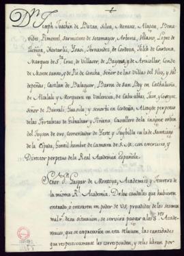 Libramiento general correspondiente a enero de 1783