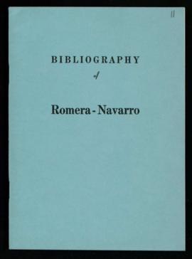 Bibliography of Romera-Navarro