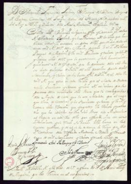 Orden del marqués de Villena de libramiento a favor de Tomás Pascual de Azpeitia de 1236 reales y...