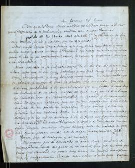 Carta de José Zorrilla a Pedro [Antonio de Alarcón] en la que indica los motivos por los cuales n...