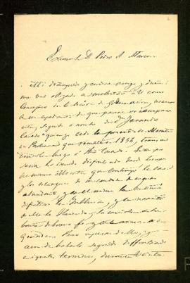 Carta de Ramón de Mesonero Romanos a Pedro Antonio de Alarcón para que interceda en el asunto sob...