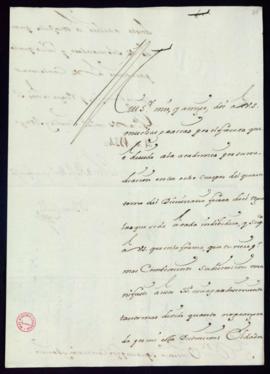 Carta de Juan Curiel a Vincencio Squarzafigo en la que le agradece el envío de ocho ejemplares de...