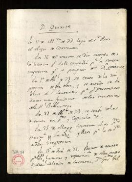 Relación de acuerdos tomados en las juntas sobre la edición de Don Quijote de La Mancha (1773-1777)