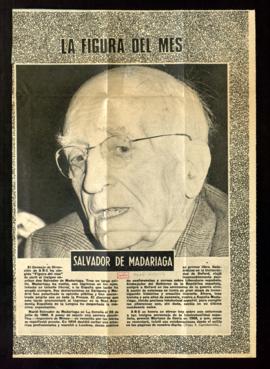 La figura del mes. Salvador de Madariaga