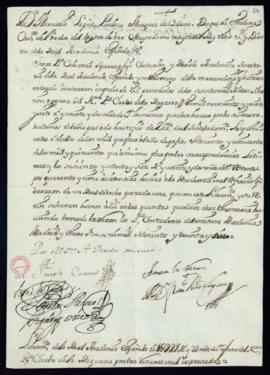 Orden de Mercurio Fernández Pacheco del libramiento a favor de Carlos de la Reguera de 1927 reale...