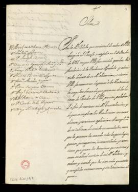 Minuta de la consulta de la Academia hizo al rey el 27 de febrero de 1731 sobre que se sirva a re...
