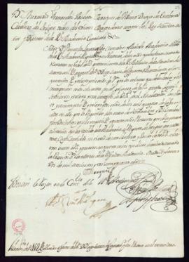 Orden del marqués de Villena de libramiento a favor de Diego Suárez de Figueroa de 452 reales de ...