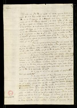 Copia de la carta de Cándido Beltrán de Caicedo a Pedro de Silva, de 8 de julio de 1805, en la qu...