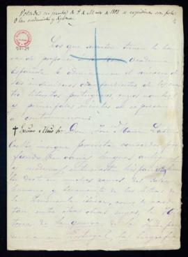 Propuesta firmada por Antonio Cánovas del Castillo, Juan Valera y el conde de Casa Valencia de Jo...