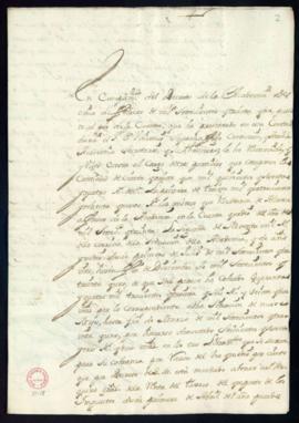 Informe de los contadores sobre la cuenta de la tesorería del año de 1731